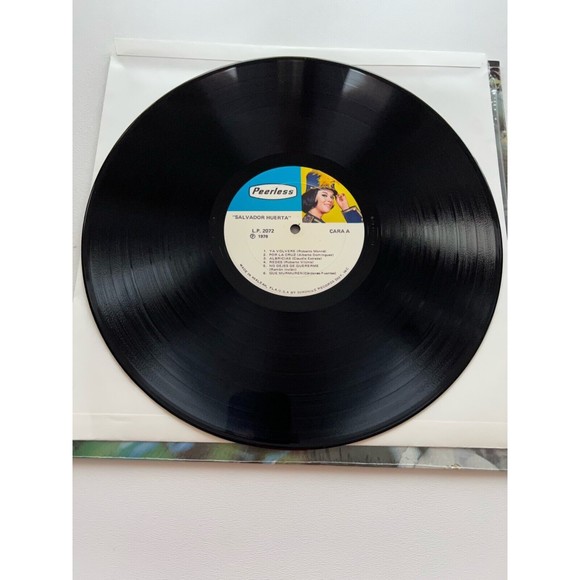 Salvador Huerta Ya Volvere 1978 LP Shrink Wrap Peerless Records 2072 EX - Picture 4 of 7